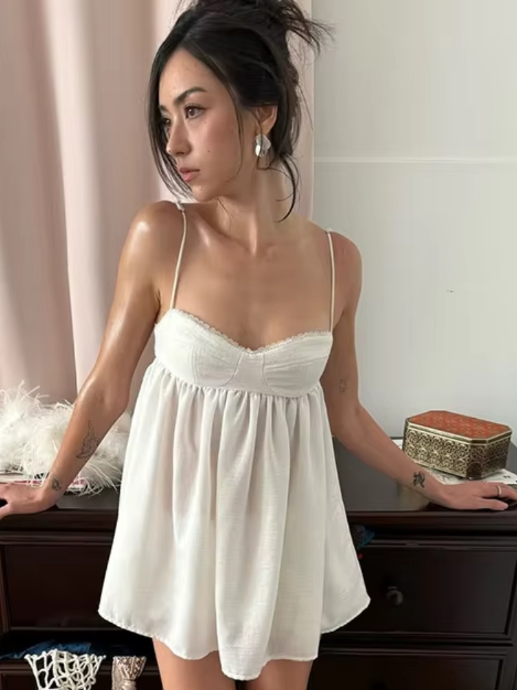Strapless Bra Backless - ชุดนอนแฟชั่น Nibber Classic 2 ชิ้น สำหรับผู้หญิง