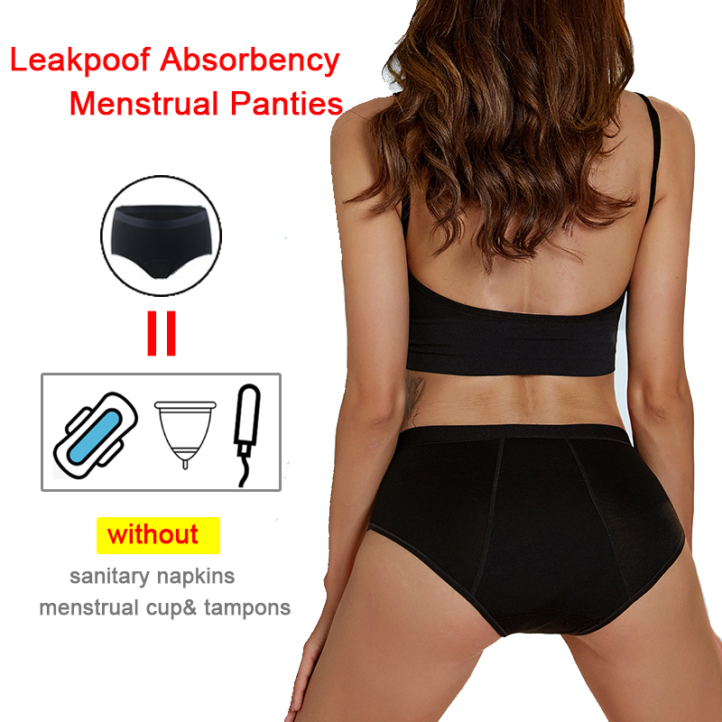 Period Panty Absorbent - 3 ชิ้น Heavy Flow ประจําเดือนกางเกง 4