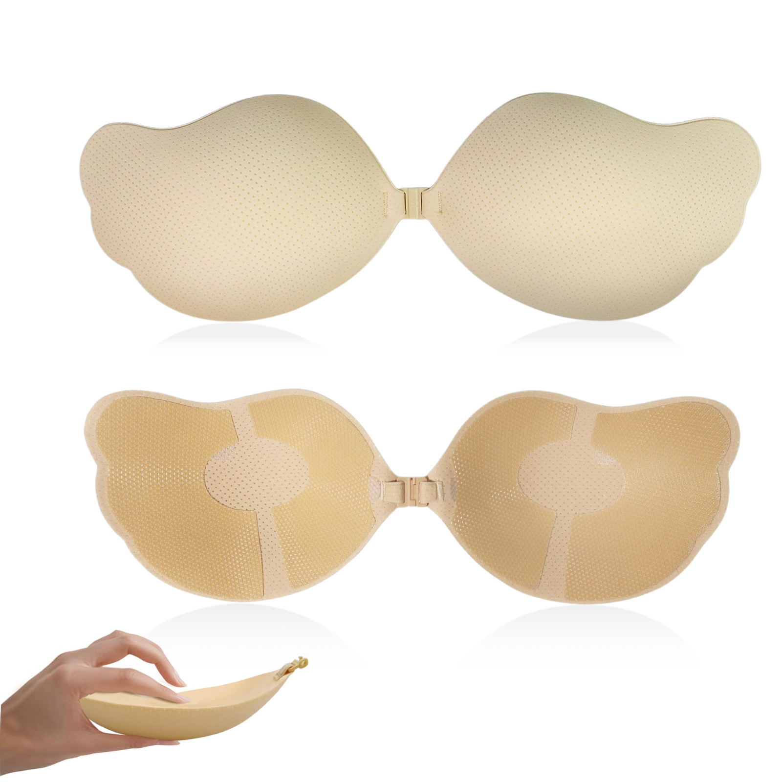 แผ่นยกกระชับหน้าอกแบบมีกาวในตั - Silicone Bra Adhesive บทวิจารณ์และราคา