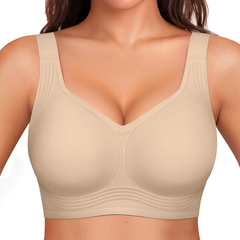 บราไร้สายสำหรับสาวพลัสไซส์ บรา - Push Up Bra Padded บทวิจารณ์และราคา