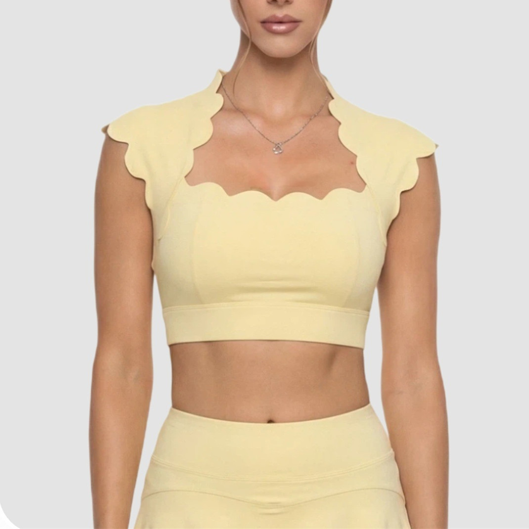 เสื้อกีฬาผู้หญิงแบบเวฟ แพด วอย - Sports Bra High Impact บทวิจารณ์และราคา