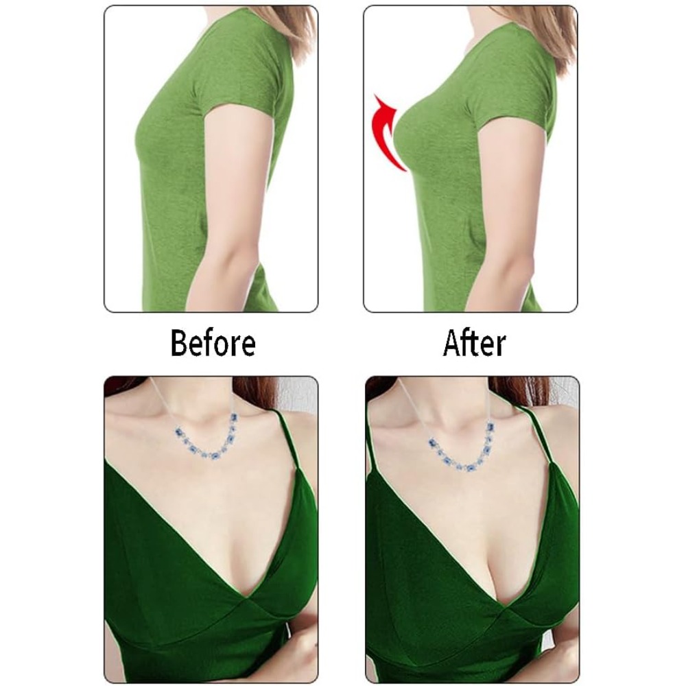 แผ่นซิลิโคนเสริมหน้าอก รูปทรงส - Push Up Bra Padded บทวิจารณ์และราคา