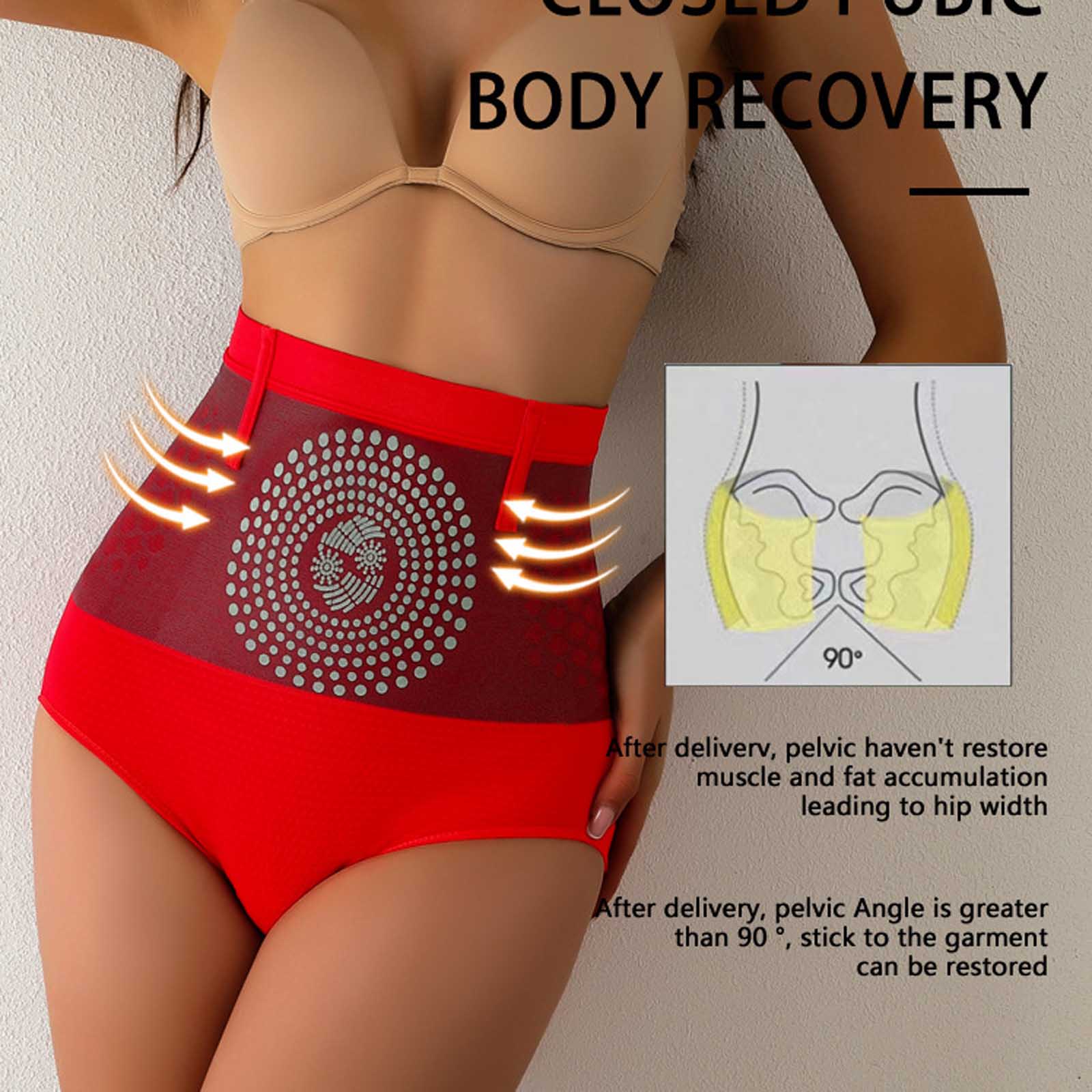 กางเกงในกระชับสัดส่วนเอวสูง ไร - Seamless Underwear Women บทวิจารณ์และราคา